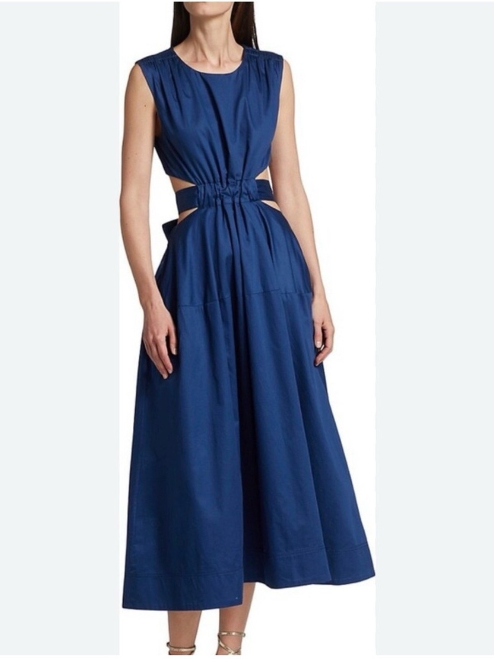 Aje Zorina tie midi dress